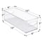 Sorbus Small Clear Kitchen & Fridge Storage Bins